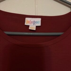 LuLaRoe Burgundy Top
